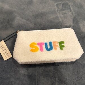 ‘STUFF’ teddy pouch